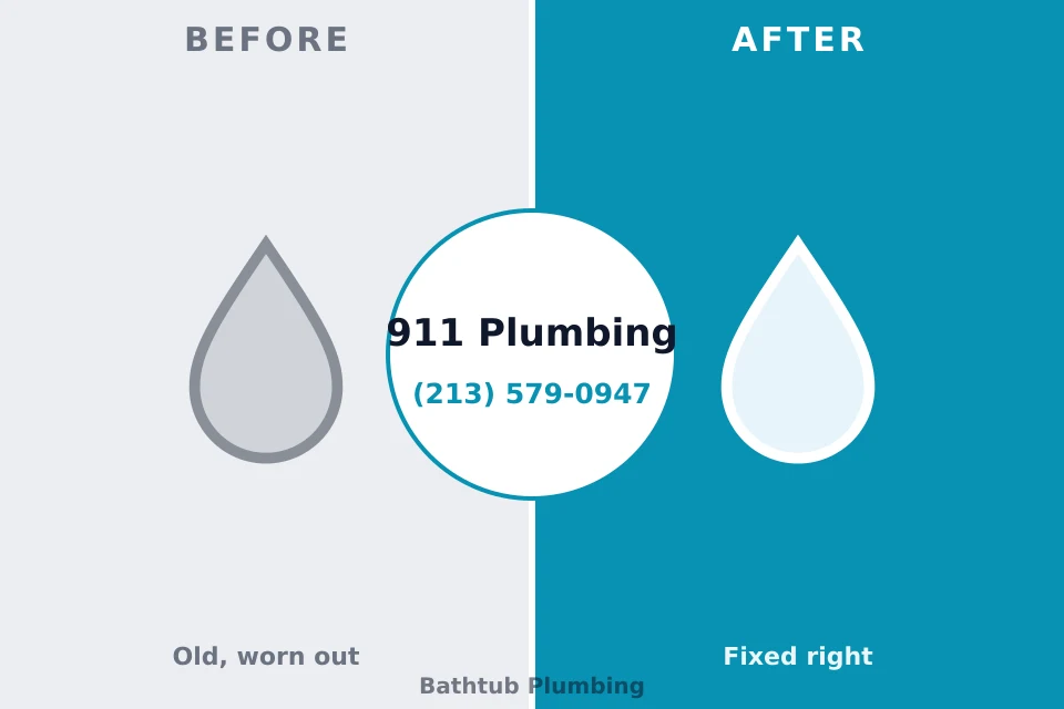 Before and after: plumbing repair Ellicott, CO